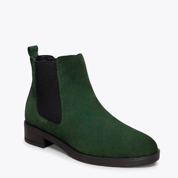 MiMaO ShopOnline CHELSEA – Bottines Plates Pour Femme VERT Authenticité garantie 5