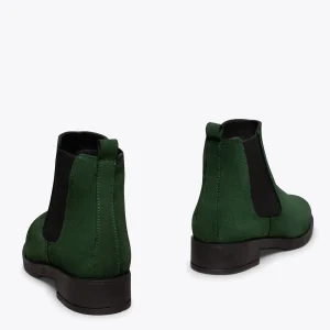 MiMaO ShopOnline CHELSEA – Bottines Plates Pour Femme VERT Authenticité garantie 13