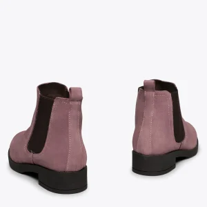 MiMaO ShopOnline CHELSEA – Bottines Plates Pour Femme ROSE SOLDES TOUT À 12