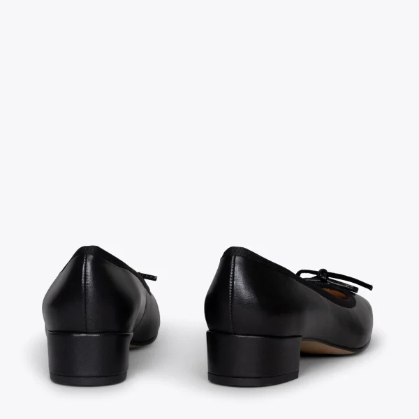 économies garanties MiMaO ShopOnline OPERA – Ballerines Pour Femmes Avec Talon NOIR 4