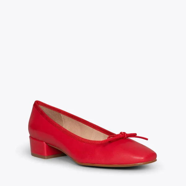 MiMaO ShopOnline OPERA – Ballerines Pour Femmes Avec Talon ROUGE soldes en ligne 5