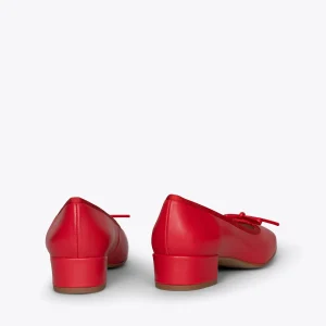 MiMaO ShopOnline OPERA – Ballerines Pour Femmes Avec Talon ROUGE soldes en ligne 13