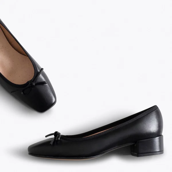 économies garanties MiMaO ShopOnline OPERA – Ballerines Pour Femmes Avec Talon NOIR 3