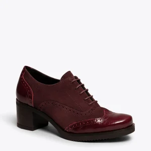 MiMaO ShopOnline OXFORD – Chaussures à Lacets Petits Trous BORDEAUX nouvelle saison 15