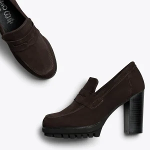 MiMaO ShopOnline TREND – Mocassin à Talon Et Plateforme MARRON grande popularité 11