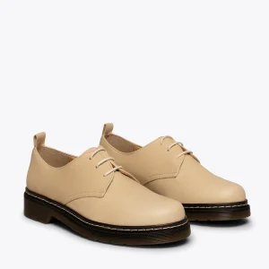 MiMaO ShopOnline ANGLAIS- Chaussure à Lacets Pour Femme BEIGE marque pas cher 12