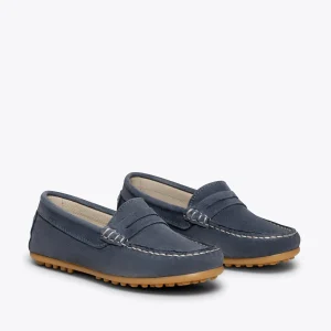 styles dernier cri MiMaO ShopOnline MOCCASÍN – Mocassins BLEU Pour Enfants En Cuir 11