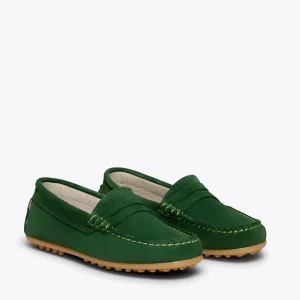 MiMaO ShopOnline MOCCASÍN – Mocassins VERT Pour Enfants En Cuir pas cher marque 11