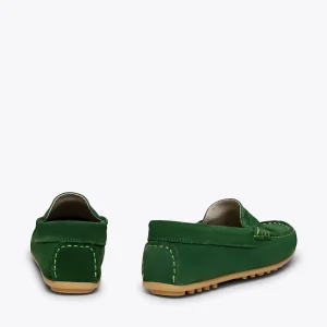 MiMaO ShopOnline MOCCASÍN – Mocassins VERT Pour Enfants En Cuir pas cher marque 15