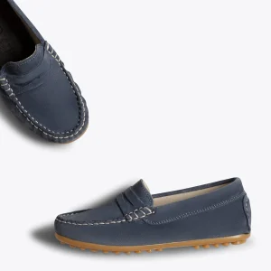 styles dernier cri MiMaO ShopOnline MOCCASÍN – Mocassins BLEU Pour Enfants En Cuir 13