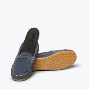 styles dernier cri MiMaO ShopOnline MOCCASÍN – Mocassins BLEU Pour Enfants En Cuir 19