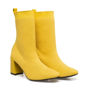 Prestation Et Rapide MiMaO ShopOnline CHAUSSETTE- Bottine Chaussette Pour Femme JAUNE 12