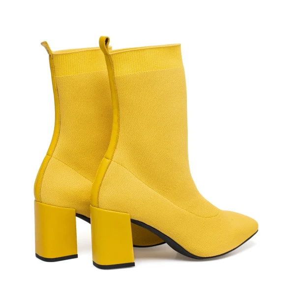 Prestation Et Rapide MiMaO ShopOnline CHAUSSETTE- Bottine Chaussette Pour Femme JAUNE 4