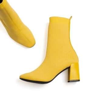 Prestation Et Rapide MiMaO ShopOnline CHAUSSETTE- Bottine Chaussette Pour Femme JAUNE 20