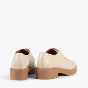 grand choix MiMaO ShopOnline BLUCHER – Chaussures à Lacets Pour Femmes BEIGE 13