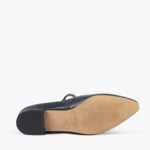 outlet soldes MiMaO ShopOnline BABIES – Ballerines Pour Femme à Bracelet BLEU MARINE 17