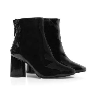 MiMaO ShopOnline VERNI – Bottines En Cuir Verni NOIR fashioniable 12