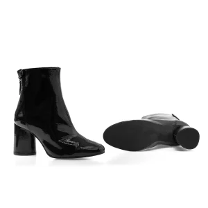 MiMaO ShopOnline VERNI – Bottines En Cuir Verni NOIR fashioniable 20