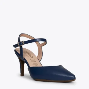 vente en ligne MiMaO ShopOnline DONNA – Chaussures De Soirée Confortables BLEU MARINE 15