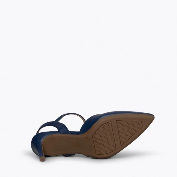 vente en ligne MiMaO ShopOnline DONNA – Chaussures De Soirée Confortables BLEU MARINE 6