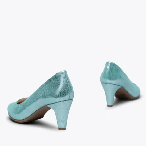 soldes ligne MiMaO ShopOnline URBAN DIAMOND- Chaussure à Talon En Cuir Métallisé VERT 13