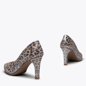 MiMaO ShopOnline URBAN GLAM – Talons Aiguilles Stiletto LÉOPARD DORÉ grande promotion 15