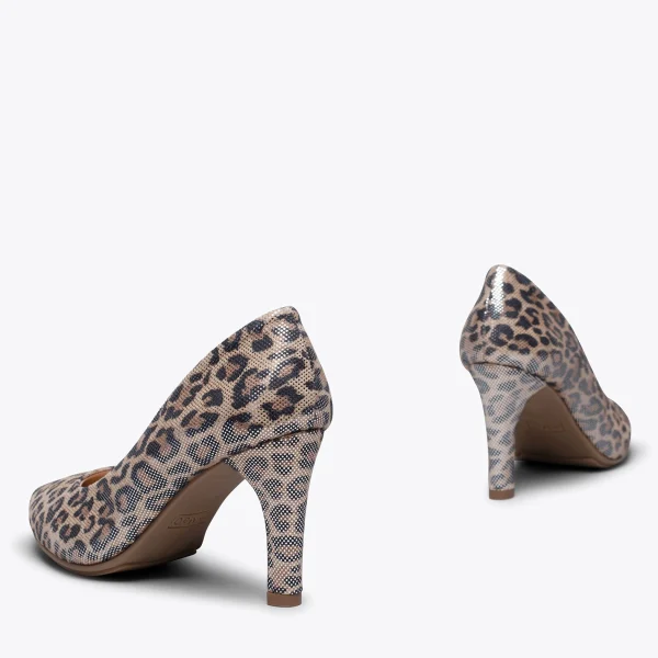 MiMaO ShopOnline URBAN GLAM – Talons Aiguilles Stiletto LÉOPARD DORÉ grande promotion 5