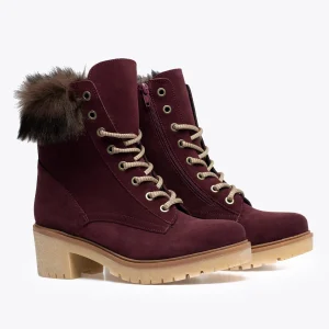 magasins pas chers MiMaO ShopOnline MOUNTAIN- Bottes De Montagne HYDROFUGES à Talon BORDEAUX 10