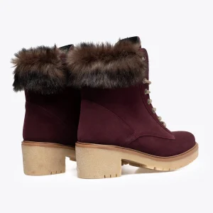 magasins pas chers MiMaO ShopOnline MOUNTAIN- Bottes De Montagne HYDROFUGES à Talon BORDEAUX 14