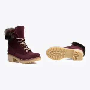 magasins pas chers MiMaO ShopOnline MOUNTAIN- Bottes De Montagne HYDROFUGES à Talon BORDEAUX 16