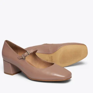 excellents soldes MiMaO ShopOnline BELLA – Chaussures Avec Bracelet Et Bout Carré TAUPE 17