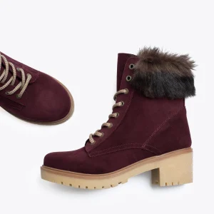 magasins pas chers MiMaO ShopOnline MOUNTAIN- Bottes De Montagne HYDROFUGES à Talon BORDEAUX 12