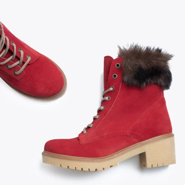 MiMaO ShopOnline MOUNTAIN- Bottes De Montagne HYDROFUGES à Talon ROUGE exclusivement disponibles 4