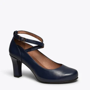 boutique paris MiMaO ShopOnline TIRAS – Chaussures Habillées à Lanières Croisées BLEU MARINE 15