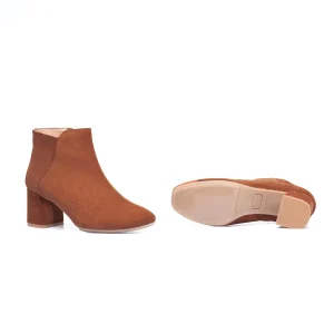 beauté MiMaO ShopOnline DAY – Bottines Casual En Cuir MARRON 20