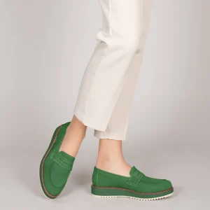 MiMaO ShopOnline CASUAL – Mocassins Pour Femmes Avec Plateforme VERT design à la mode 19