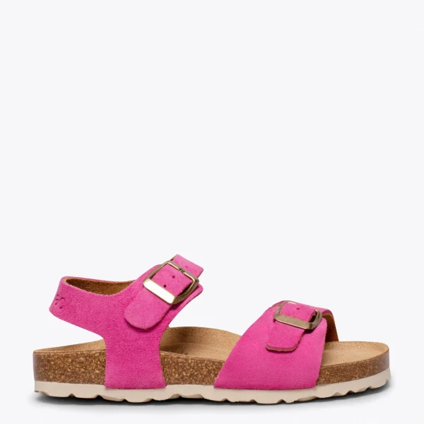 MiMaO ShopOnline GLACE – Sandales Fille FUCHSIA BIO Avec Boucle en vente 1