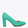 Officielle MiMaO ShopOnline CHAUSSURES DAIM À TALON HAUT VERT D’EAU URBAN 25