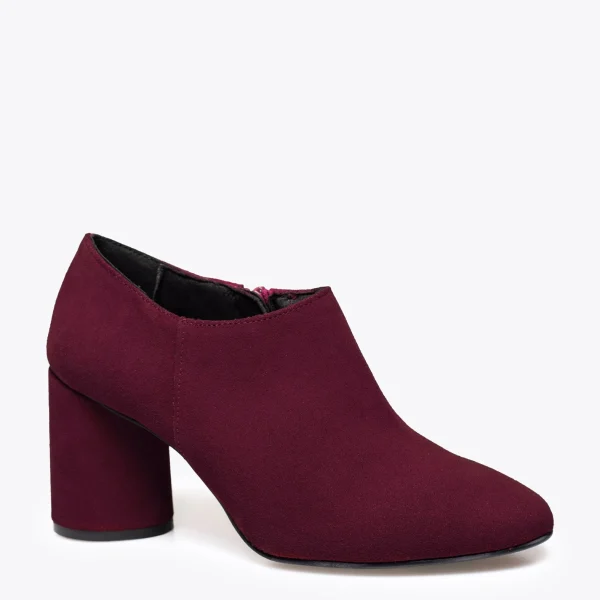 MiMaO ShopOnline FASHION – Chaussure Montante à Talon BORDEAUX boutique en ligne 1