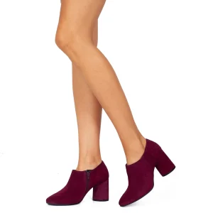 MiMaO ShopOnline FASHION – Chaussure Montante à Talon BORDEAUX boutique en ligne 22