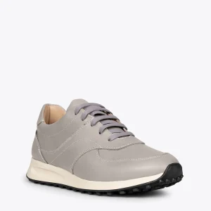 achat pas cher MiMaO ShopOnline YORK – Baskets Habillées Pour Homme GRIS 14