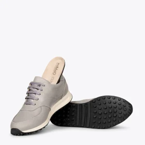 achat pas cher MiMaO ShopOnline YORK – Baskets Habillées Pour Homme GRIS 16