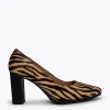 MiMaO ShopOnline URBAN WILD – Chaussures à Talon Haut Animal Print ZÈBRE Satisfait ou Remboursé 23