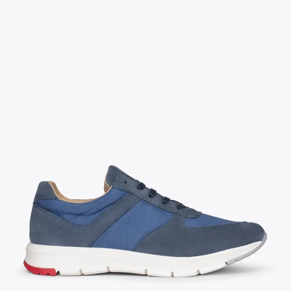 achat pas cher MiMaO ShopOnline BERLIN – Tennis Pour Homme Casual BLEU 1