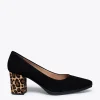 marque pas cher MiMaO ShopOnline URBAN S WILD – Chaussures à Talon Noires Animal Print LÉOPARD 26