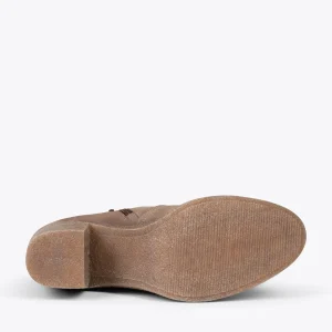 MiMaO ShopOnline KANSAS – Bottines Country En Cuir TAUPE en ligne officielle 17