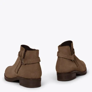 MiMaO ShopOnline COUNTRY – Bottines Plates TAUPE qualité d’originales 13