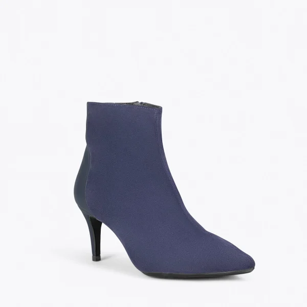 france MiMaO ShopOnline NIGHT – Bottines élégantes Talon Fin BLEU MARINE 5