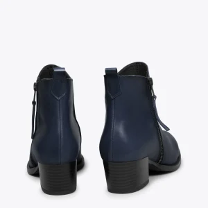 MiMaO ShopOnline CREMALLERA –Bottines Basiques Pour Femme BLEU MARINE SOLDES TOUT À 13