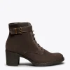 MiMaO ShopOnline TOP – Bottines à Lacets MARRON à Talon Couleurs variées 25